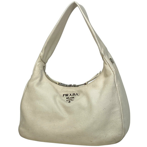 Prada white Bag leather Shoulder - Picture 1 of 7